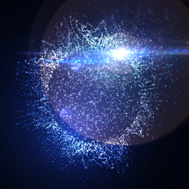 科技抽象化背景