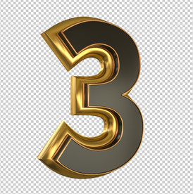 C4D模型数字3模型psd
