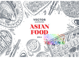 墨西哥食物eps图片