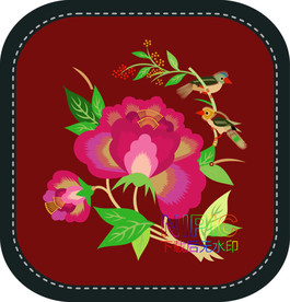 绣花图案eps图片