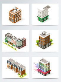 2.5d等距ai模板下载