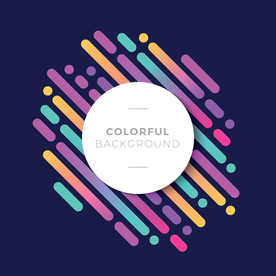 几何渐变·点线