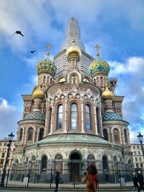 俄罗斯圣彼得堡滴血大教堂摄影