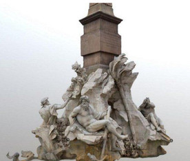 3Dfbx模型欧洲雕塑雕像柱子