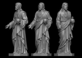 3Dfbx模型大理石石膏雕像塑