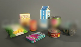 3Dfbx模型生存食物急救