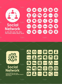社交网络图标