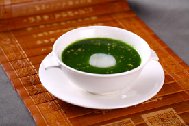 香菠玉带牛肉羹