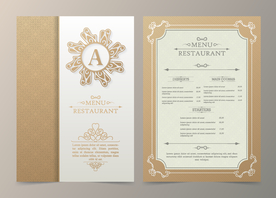 茶餐厅折页菜单图片