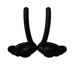 脚丫标志图标图形合成素材