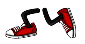 脚丫标志图标图形合成素材