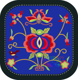 电脑绣花eps模版