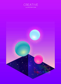 夜景ai背景图