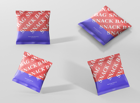 塑料食品包装袋展示样机