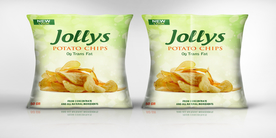 零食 薯片 包装 样机 塑料袋