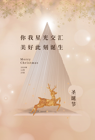 圣诞节节日活动宣传海报素材