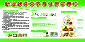 饮食健康社会公益宣传海报素材