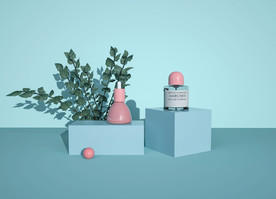 几何c4d背景图片简约产品展台