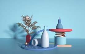 几何c4d背景图片简约海报