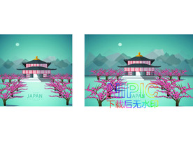 日式风格eps矢量格式