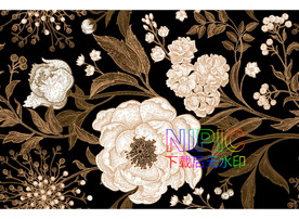 牡丹花eps模板下载