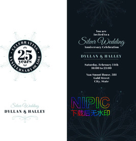 婚礼邀请函eps图片