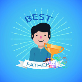 父亲节eps背景图