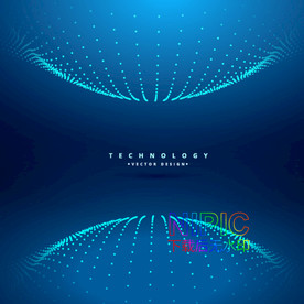 抽象粒子图ai矢量图