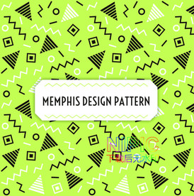 孟菲斯风格eps模板下载