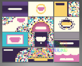 民族花纹eps背景