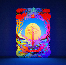 C4D模型 剪纸景观模型