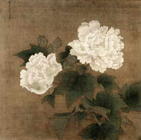 南宋国画 李迪 白芙蓉