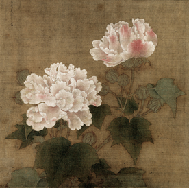 南宋国画 李迪 红白芙蓉图