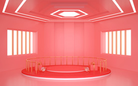几何c4d背景图片简约产品展台