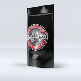 黑色 塑料 密封袋 包装 样机