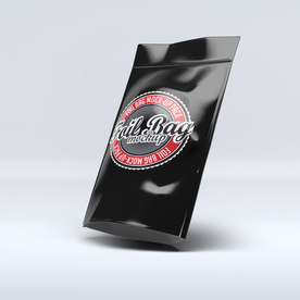 黑色 塑料 密封袋 包装 样机