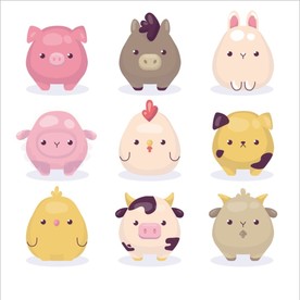 动物合影 叁拾玖