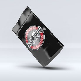 黑色 塑料 密封袋 包装 样机