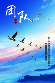 团队合作企业文化活动海报素材