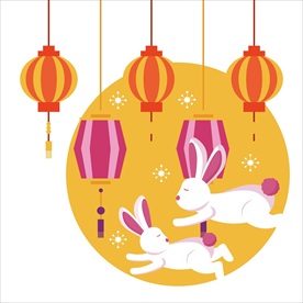 卡通中秋节
