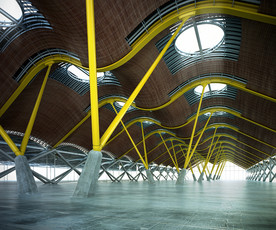 C4D 模型建筑室内大厅大堂