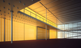 C4D 模型建筑室内大厅大堂