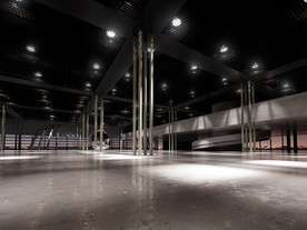 C4D 模型建筑室内大厅大堂