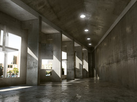 C4D 模型建筑室内大厅大堂