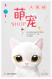 宠物店海报