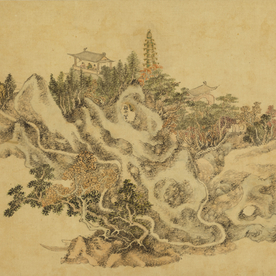 明清画作