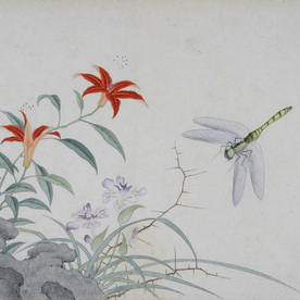 明清画作