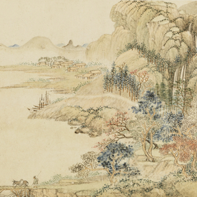 明清画作