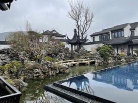 中式别墅庭院图片