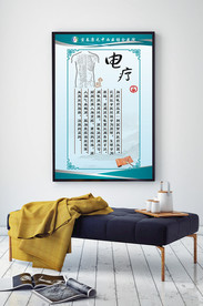 中医养生挂图电疗